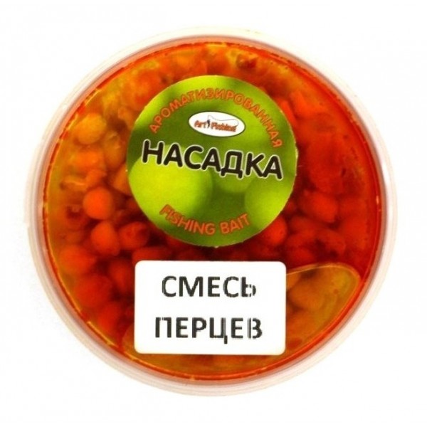 Насадочная кукуруза, Art Fishing, банка, 150мл, вкус Смесь перцев